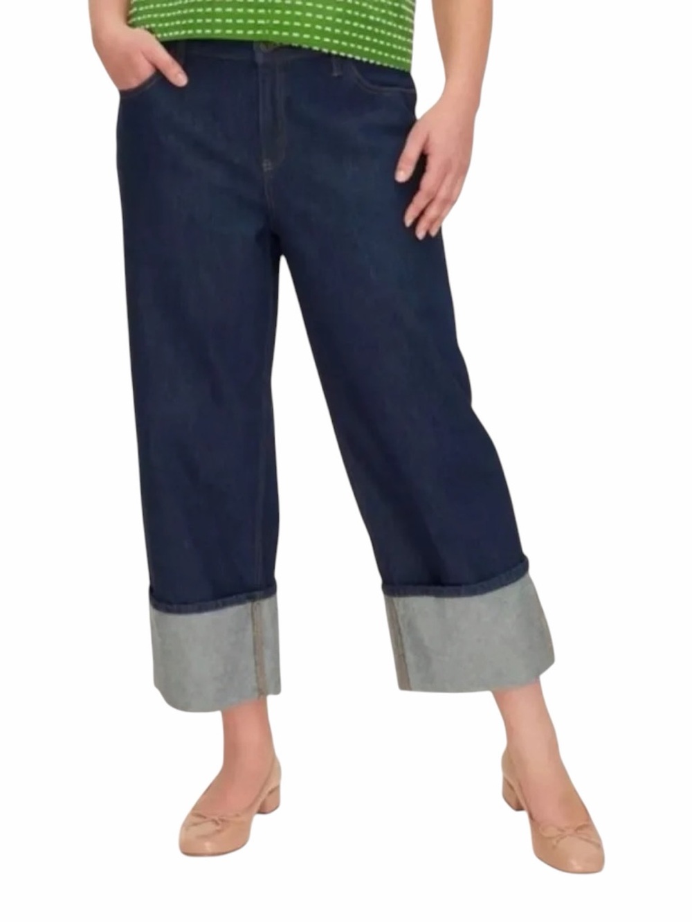 Kate Spade x Target Dark Blue Denim Cuffed Jeans Size 20  NWT